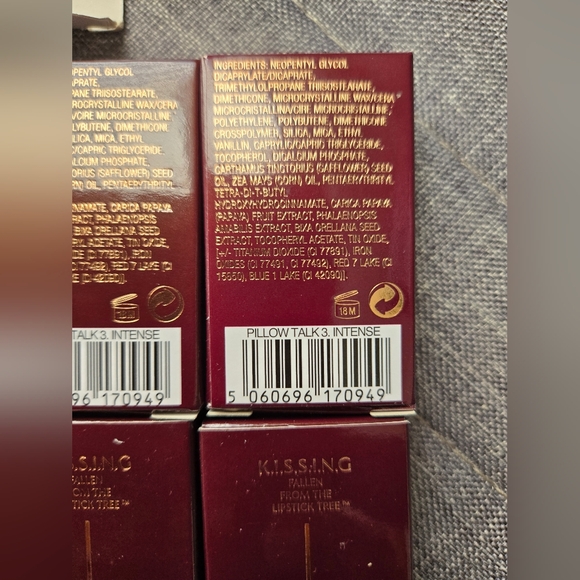 Charlotte Tilbury K.I.S.S.I.N.G Lipstick - Pillow Talk Box Of 6 Mini - Picture 5 of 6